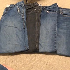4 pairs of Boys jeans size 14